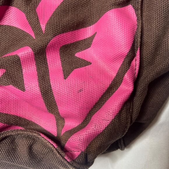 Roxy Brown and Pink Tote Bag - Picture 8 of 8